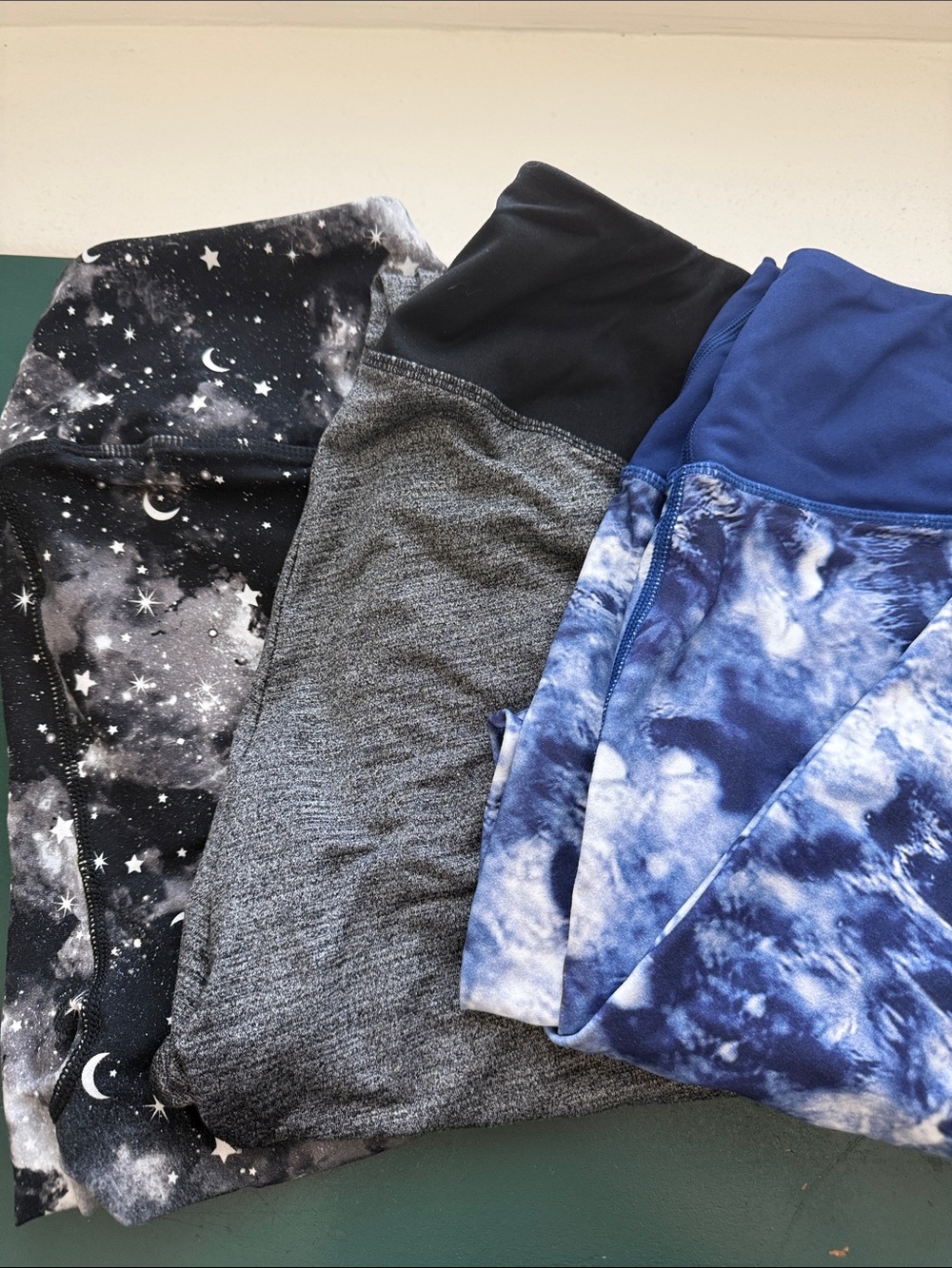 torrid Black, Gray & Blue Plus Size Leggings Trio